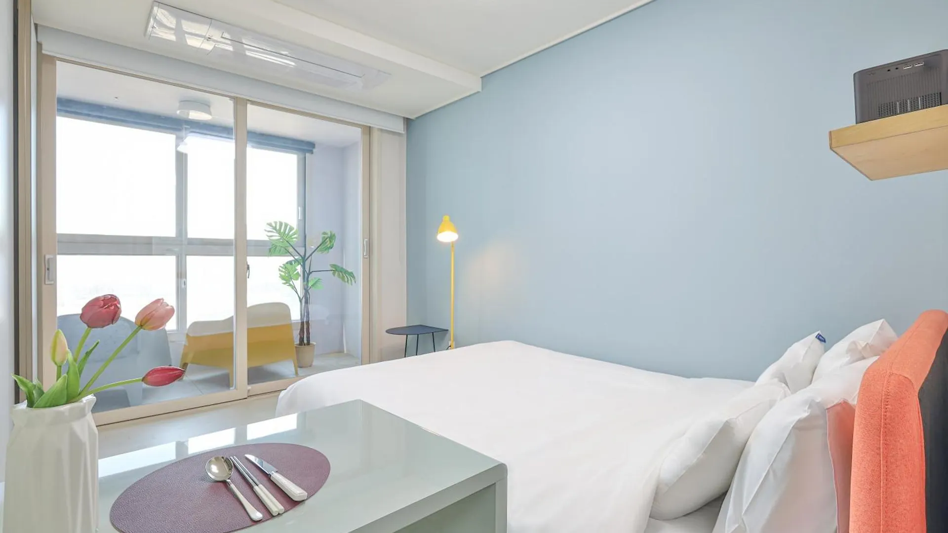 Lägenhetshotell Landmark Stay In Songdo Inchon